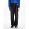 American retro jeans men's straight loose wide legs washed old high street pants trendy versatile casual trousers