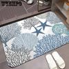 Bathroom Carpet Absorbs Water and Dries Quickly Non Slip Floor Mat At The Entrance of The Bathroom