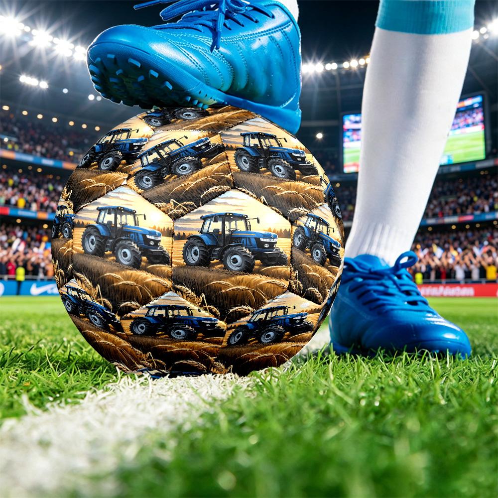 New Holland Print Size 5 Soccer Ball Durable Shock?Absorbing Sports Ball For Training Match Outdoor Playing
