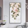 Nordic Frische Rosen Rosa Leinwand Malerei Weiß Poster Drucken Moderne Schönheit Dekor Wand Kunst Bilder für Wohnzimmer Schlafzimmer Gang