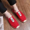 New linen canvas fisherman shoes Taoist shoes simple breathable spring and summer shoes