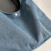 Daily Women Shoulder Bag High-capacity Wallet/Cosmetics Storage Ladies Denim Fabric Denim Tote