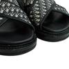 Christian Dior cross sandals Trotter canvas Oblique Sandals black canvas Used