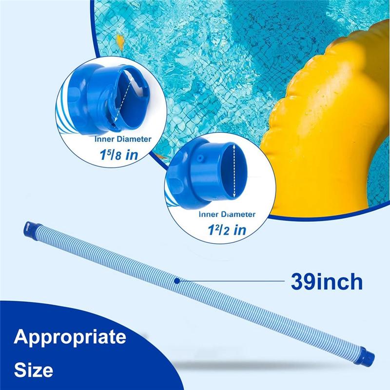 A25F-Replacement Parts For Zodiac Mx6 Mx8, R0527700 Pool Cleaner Hose- 5 Pcs Vacuum Twist Lock Hose Kit