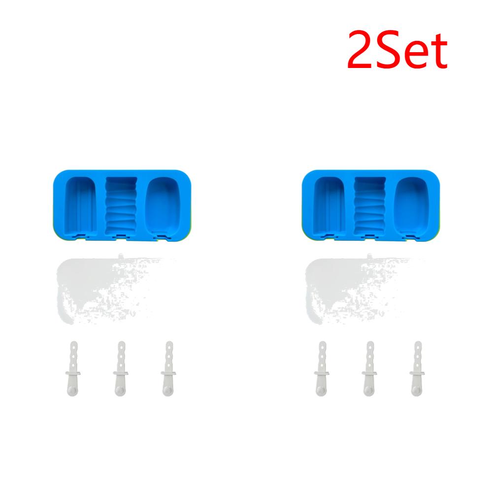 1-5er Set Stapelbare Eis am Stiel Form DIY Kombi Stapelbarer Eis am Stiel Maker Wiederverwendbare Eis am Stiel Form für Selbstgemachtes Eis