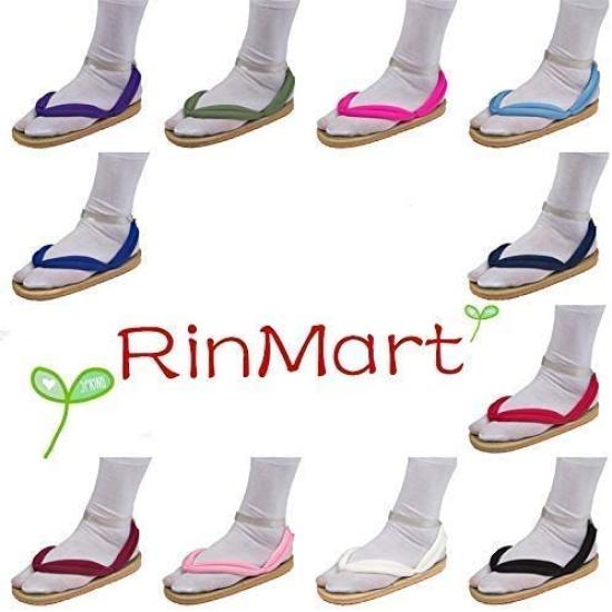 RinMart Shinobu Cho and Giyu Tomioka Cosplay for Cultural School Halloween and Disguises Nezuko Shoes/Geta (Geta Clogs) Costumes, Events, Parties,