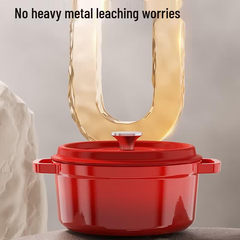 COOKER KING 24cm Enamel Cast Iron Stew Pot