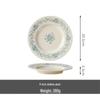 OIMG French Retro Rose Dinner Plate