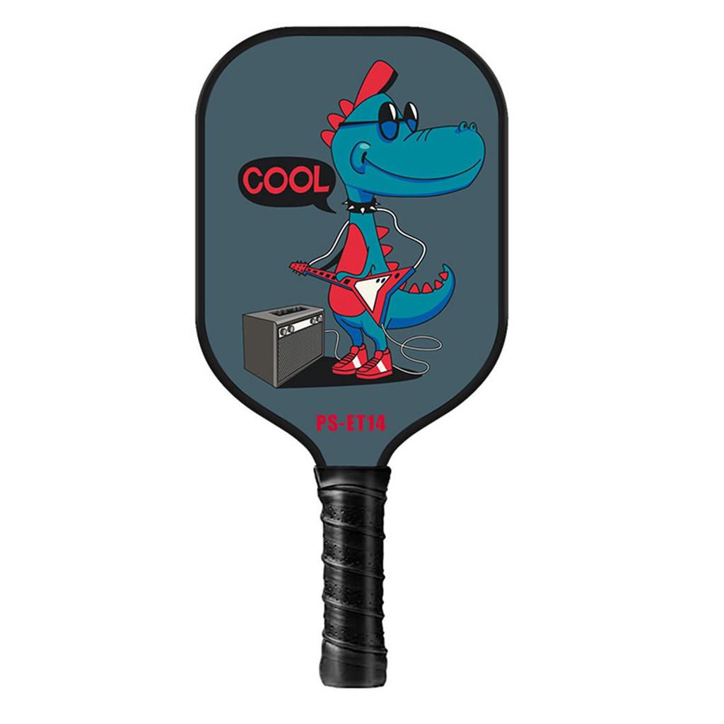 Children's Cartoon Fiberglass Pickleball Paddle Set