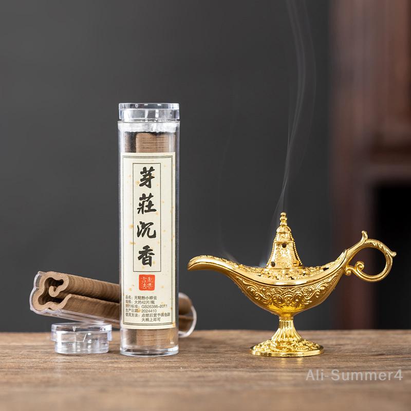 Hollow Legend Aladdin Magic Genie Lamps Incense Burners Retro Wishing Oil Lamp Home Decor Gift