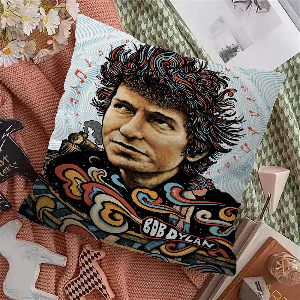 Singer B-Bob Dylan Rapper Personalized Pillow Cover Kids Bedroom Wild Party Decor Pillowcase Kid Birthday Shower Gift