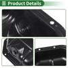 UXCELL 1 Pc No.2151037102 Engine Oil Pan for Hyundai Sonata 2002-2005 Iron Black