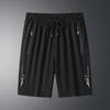 Summer men's shorts quick-drying ice silk sports casual cool loose large size thin five-point pants beach pants