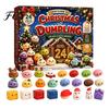 Christmas Advent Calendar Squeezy Toy 2026, 24 Days Dumpling Toys Countdown Plush Calendar, Decor Jumbo Mini Glitter for Stress Relief Festive