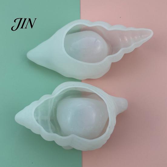 Coastal Decor Mold Conch Seashell Silicone Mold, 3D Sea Shell Candle Soap for Plaster Resin Casting Epoxy, Easy Demold Flexible Molds Jewelry