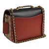 Coach Madison 19 Logo Turnlock Closure Leather And Synthetic Leather Shoulder Crossbody Bag Small Women Bags Brown Yellow Red CW414-B4WG4