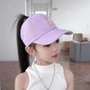 Breathable Back Opening Sun Hat Adjustable Parent-child Cap Fashion Visor Cap  For Women Kids