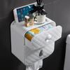 Toilet Paper Holder Waterproof Reel Tissue Holder Wall Mounted Wc Roll Paper Stand Case Tube Storage Box Bathroom Accessories