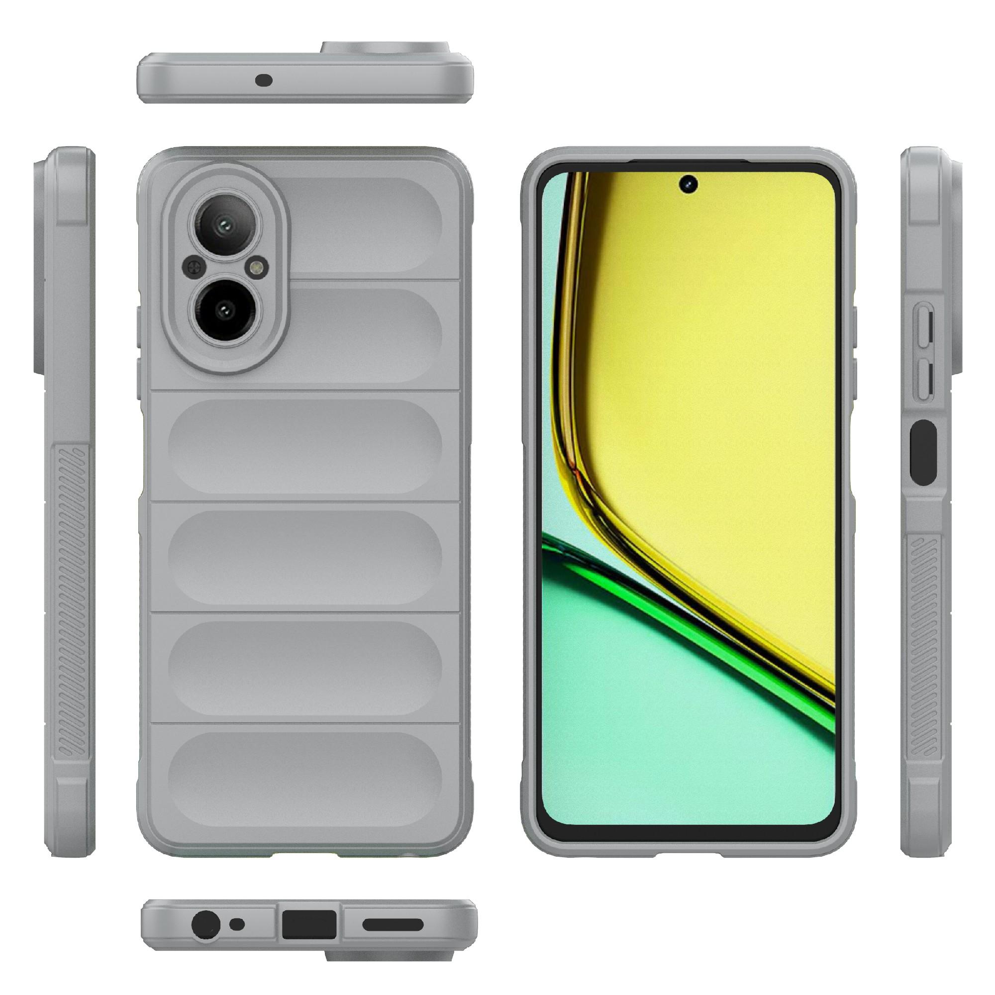 

For Realme C67 4G TPU Phone Case Precise Cutouts Camera Protection Cover Light Grey