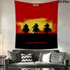 Red Dead Redemption Pattern Home Decor Tapestry, Wall Hanging, Decorative RV Wall Cloth.SGT0917213