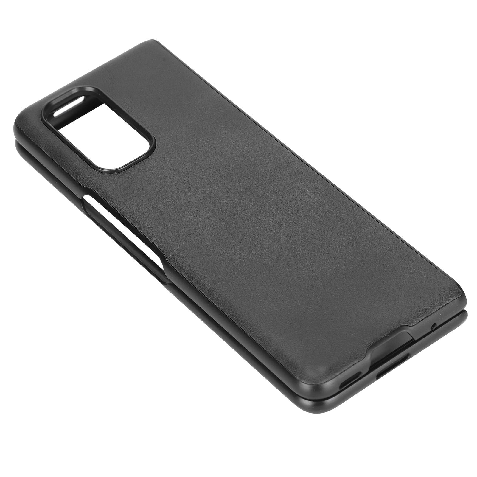 Lederen Hoes voor Mobiele Telefoon Anti-Kras Telefoonhoes Shell voor Xiaomi Mix Fold Bescherming zwart