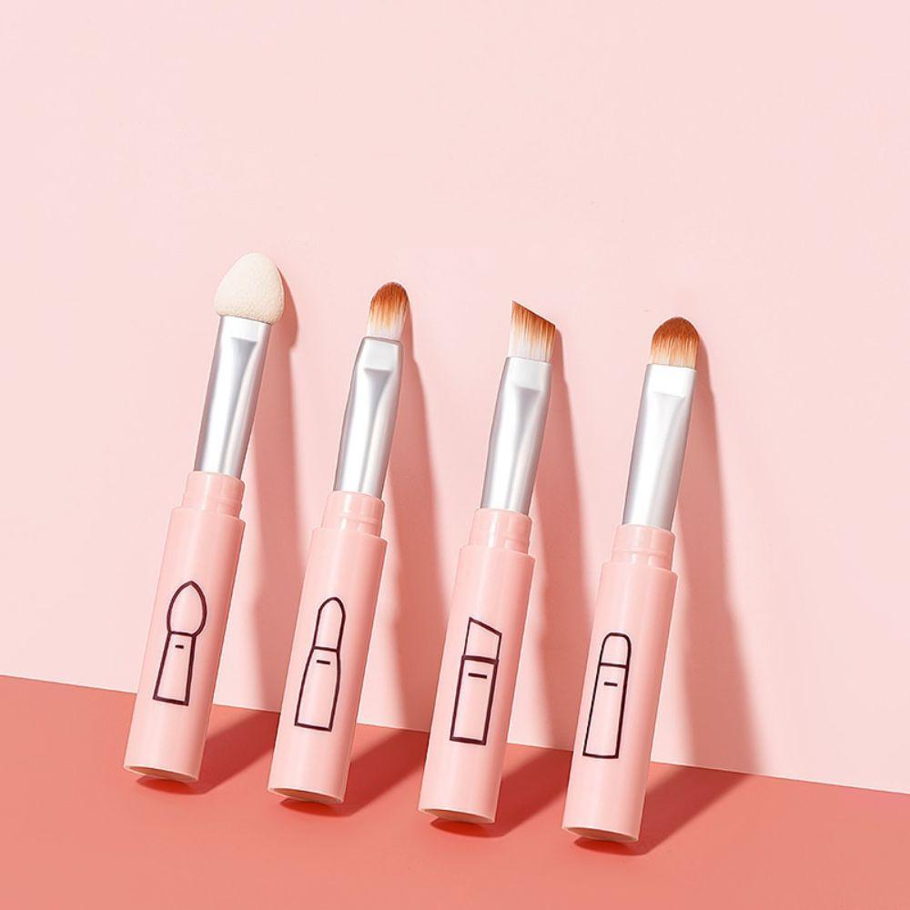 

Dustproof Splicing Makeup Brush Soft Lipstick Smudge Brush Beauty 4 in 1 Makeup Brush MakeupTool