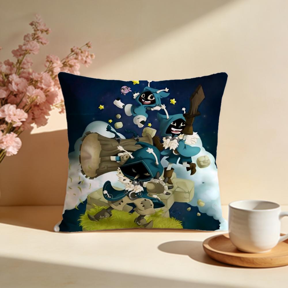 Popular DDofusiou Cushion Cover Stylish Washable Pillow Cover Ideal for Couch Bedroom Car Decoration
