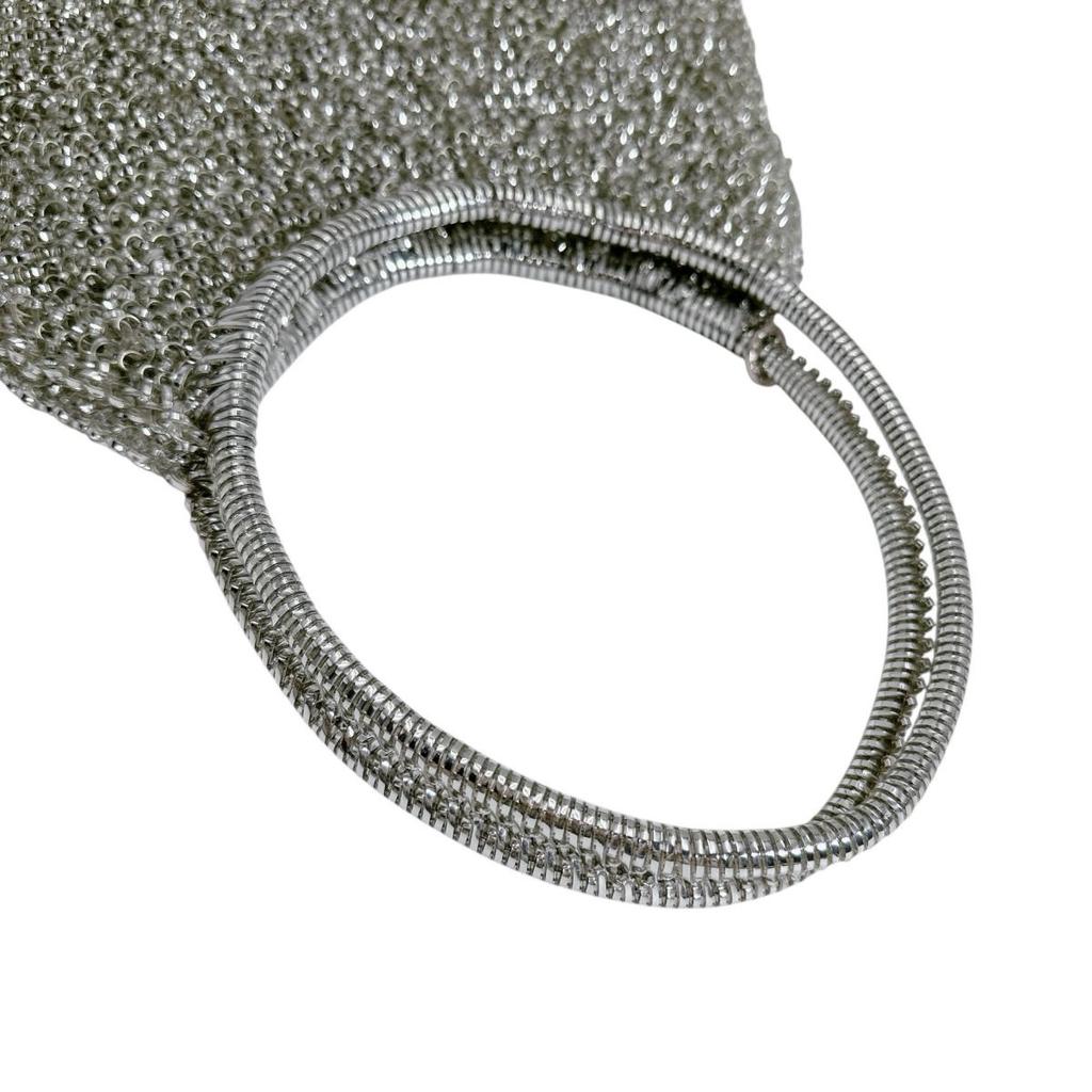 Anteprima Party Wedding Handbag Wire Silver Women Used
