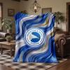 Coperta in Flanella con Stampa Calcio Brighton & Hove Albion Morbida Calda Coperta da Divano Letto per Casa Ufficio Camera da Letto