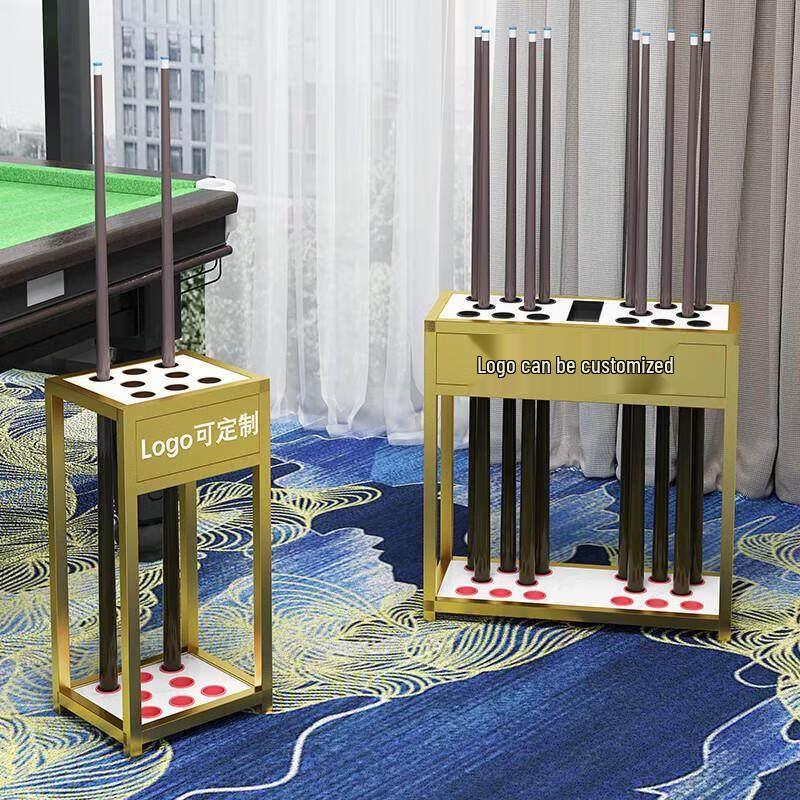 8-Hole Floor Billiard Cue Rack