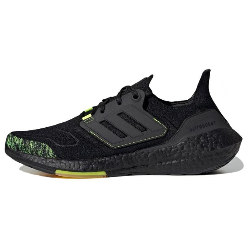 Adidas UltraBoost 22 'Black Solar Yellow' Sneakers GX5915