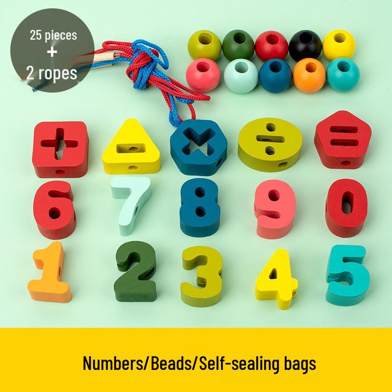 CPC Baby Fine Motor Skills Bead Toy: Toddler Threading & Concentration Blocks