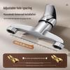 Brass Wall-Mounted Bathroom Mixing Faucet