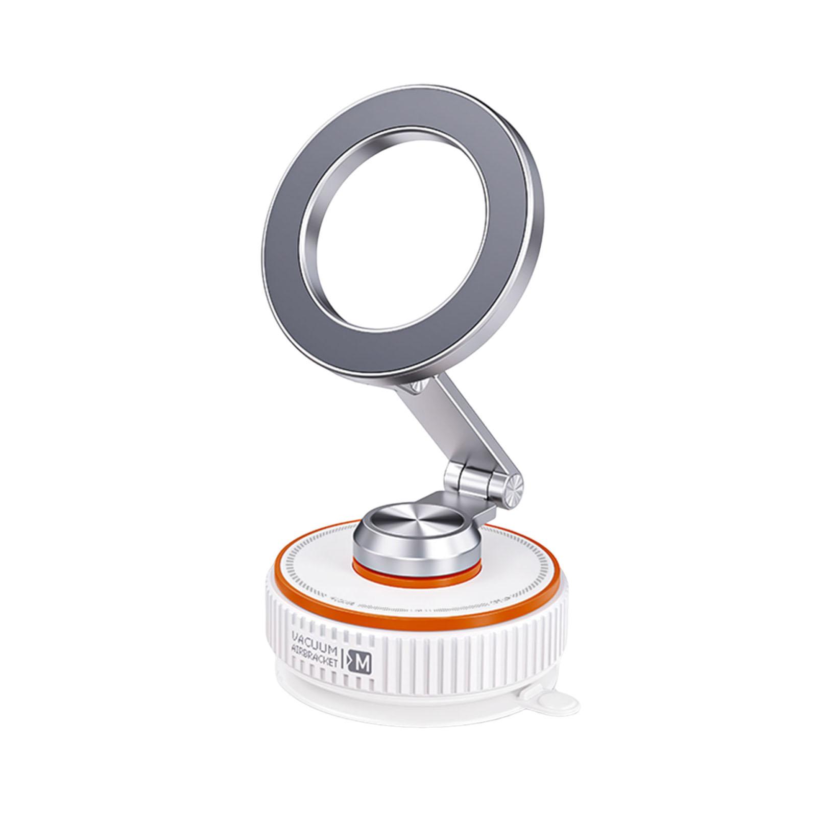 

Magnetic Suction Cup Phone Mount 120+ LBS Vacuum Suction Car Phone Mount 360° Triple-Axis Adjustable Magnetic Car Phone Holder срібний