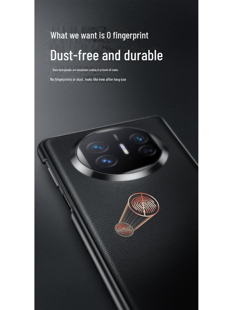 Huawei Mate X5 Leather Texture Folding Screen Case – Anti-Fall, All-Inclusive Protection