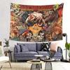 Gachiakuta Anime-Inspired Graffiti Wall Tapestry - Vibrant Urban Street Art Design,Outdoor Decor For Dorm, Studio, Party & Home