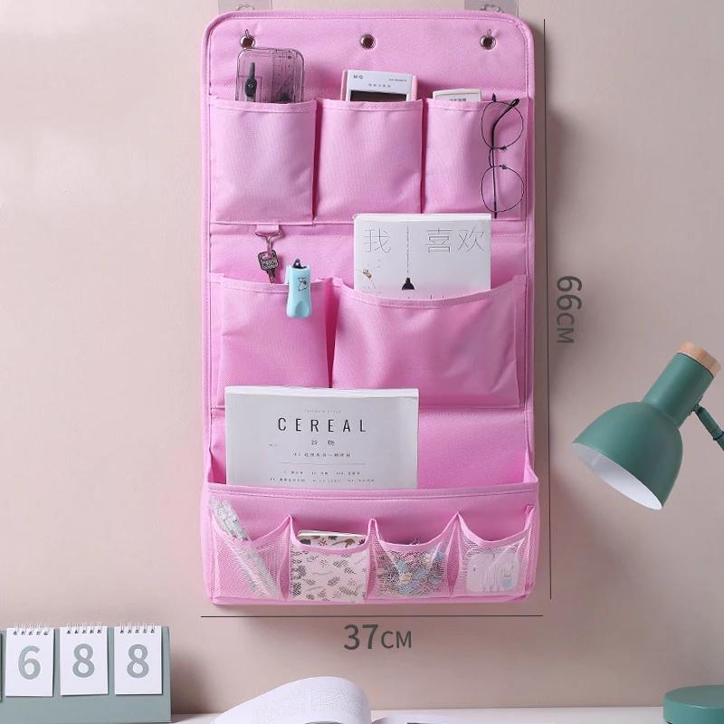 Hanging Bedside Hanging Pocket Storage Bag Bedroom Magazine Storage Pouch Diaper Caddy Toy Holder Baby Tissue Box Home Organizer