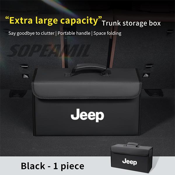 For Jeep Wrangler Renegade Patriot Grand Cherokee Compass Gladiator Car Trunk Storage Box Organizer Foldable Stowing Tidying Bag