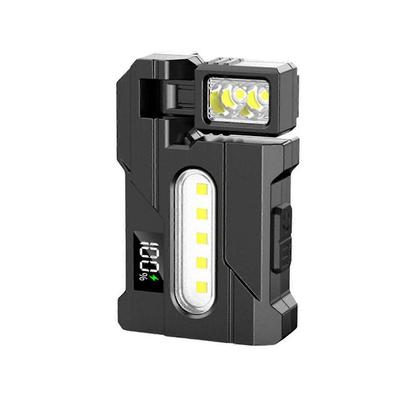 (1ks) 1-3 ks Dobíjecí EDC svítilna Kompaktní LED světlo s magnetickým klipem, Dva zdroje světla, Ideální pro nouzové použití a venkovní použití