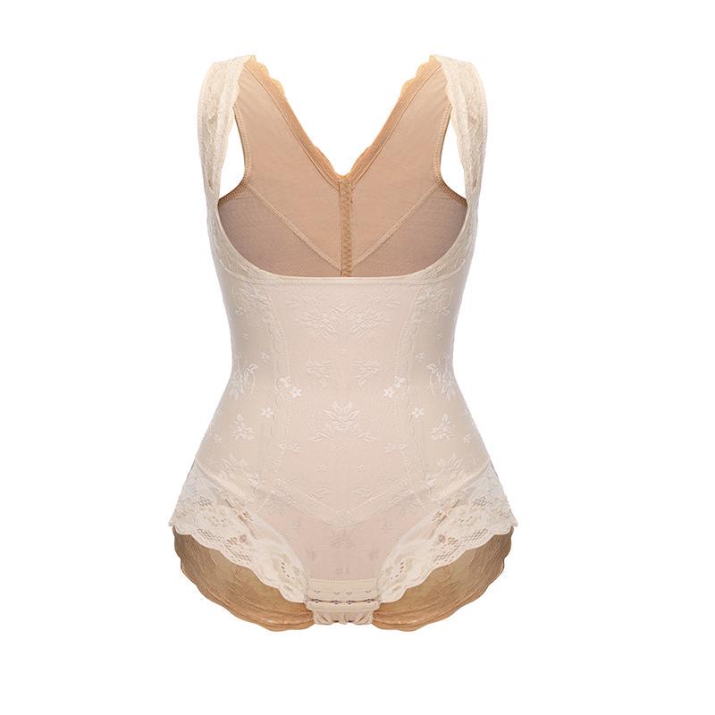 Women Body Shaper Waist Trainer Lace Bodysuits Postpartum Slimming
