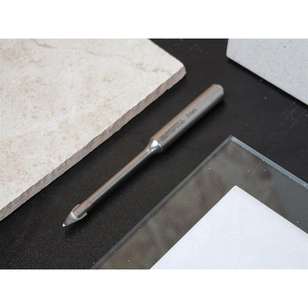 Faithfull Carbide Hard Tile & Glass Drill Bit