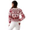 2024 Autumn/Winter Women's Christmas Snowflake Long Sleeve Knitted Sweater