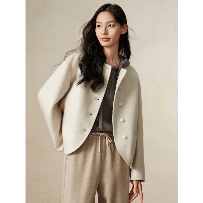 JOOZE ANNACOU Women's Double-Faced Wool Short Coat