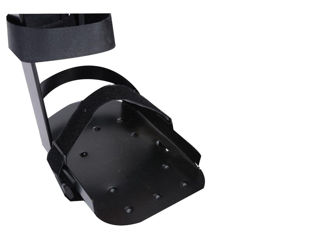 Czarny Żelazny Ochraniacz Podpórki Nogi do Elektrycznego Roweru Rehabilitacyjnego z Pedałami