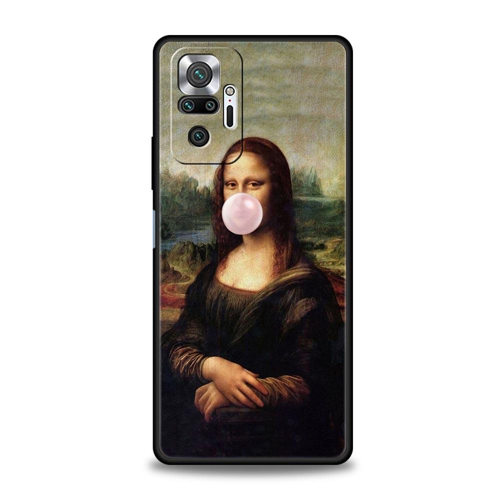 

Art Aesthetic David Mona Lisa Phone Case For Xiaomi Redmi Note 13 12 5G 11 10 Pro Plus 4G 9S 9 8 7 9T 13C 12C 10C 9C 9A Cover Redmi Note 13Pro 5G