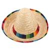 43 Cm Diameter Fiesta Carnival Party Hats Party Dog Sombrero Carnival Costume Straw Hats With Drawstring Mexican Hat For