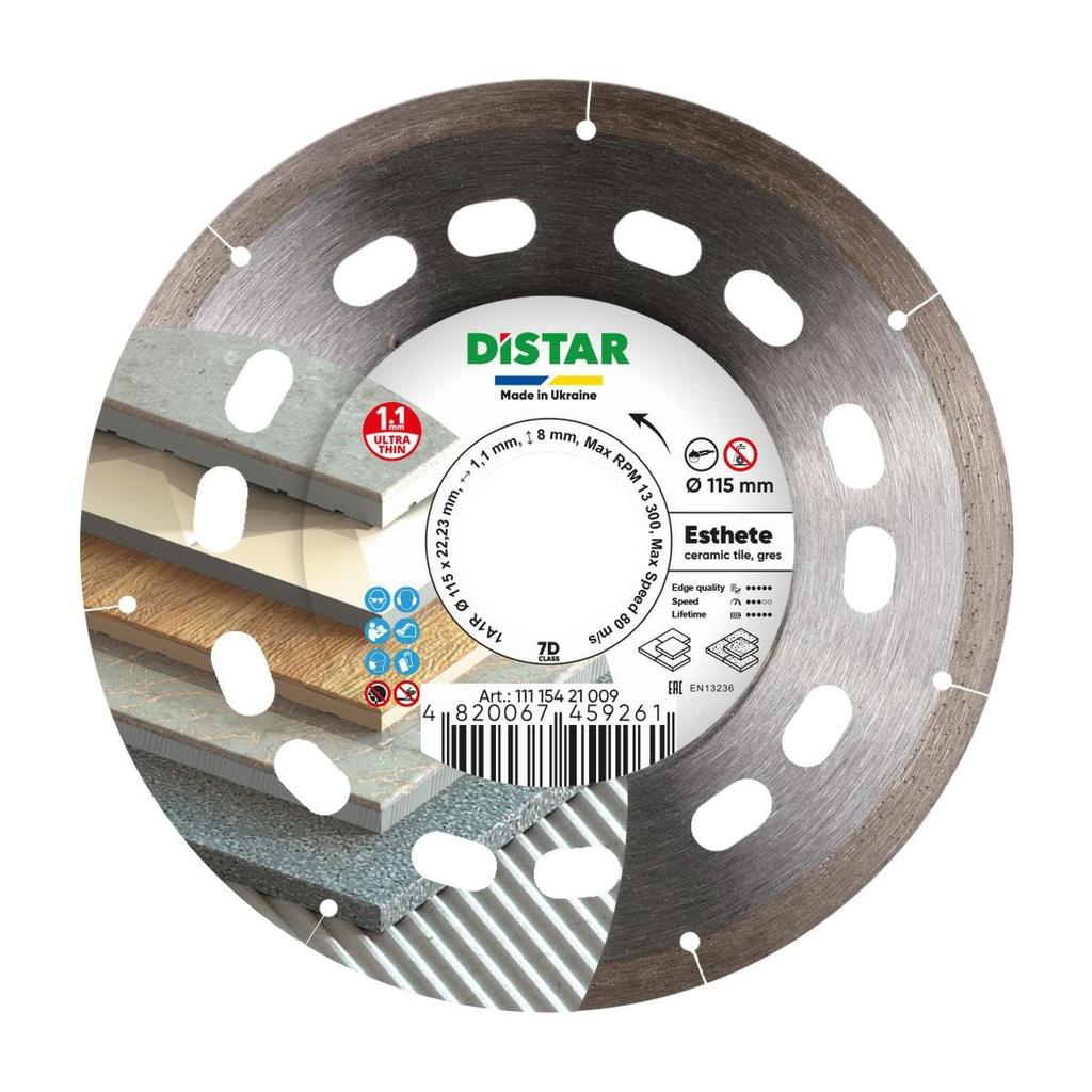 Distar Diamond Disc Esthete 115 x 1.1 x 8 x 22.23mm