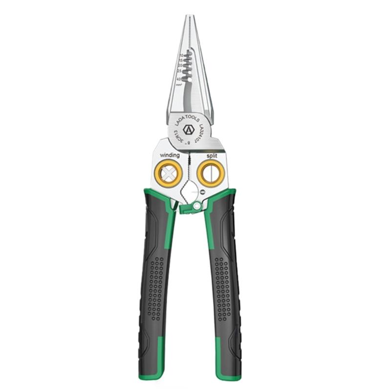 Multifunctional Wire Stripping Pliers Stainless Steel Cable Cutter Scissors With Comfortable Grip for Home Workshop Use