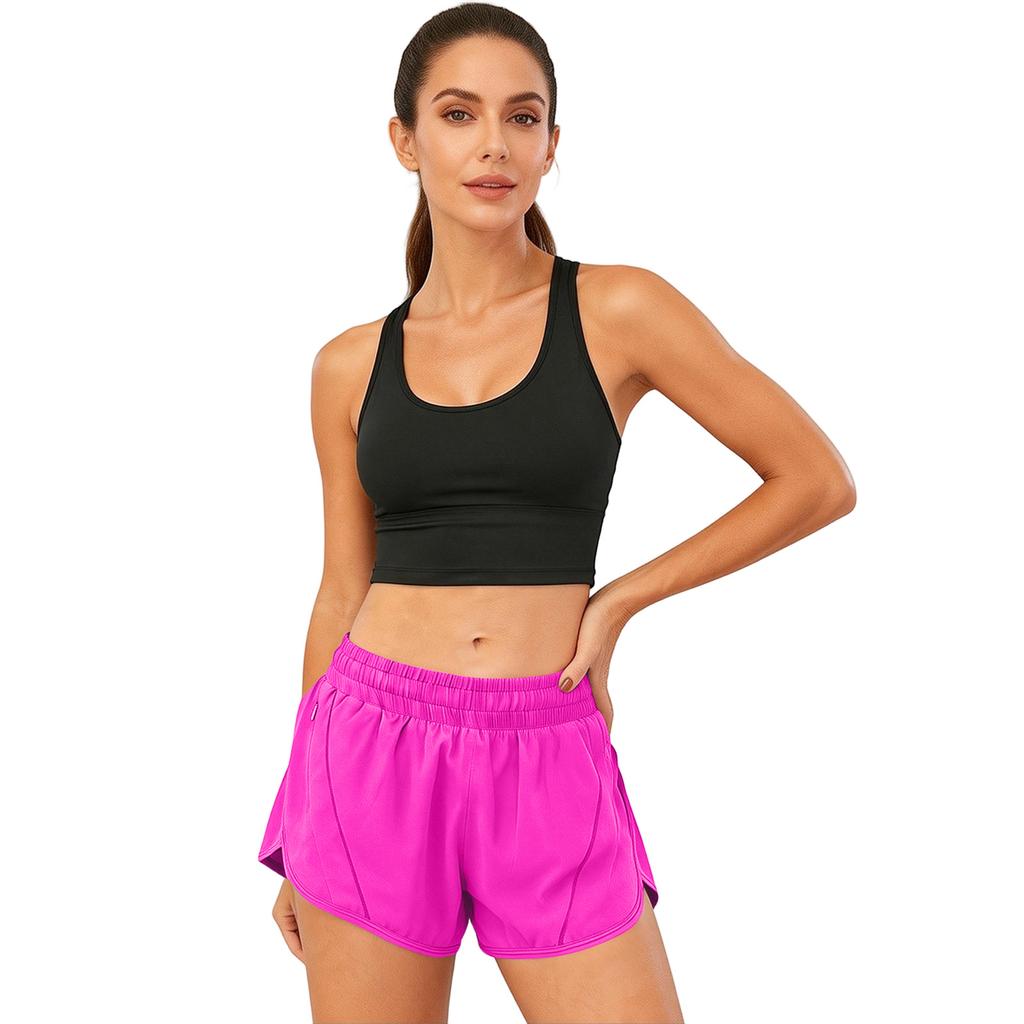 Women's Casual Loose Color Pants Pocket Utility Shorts