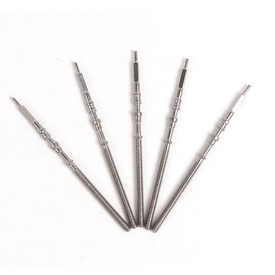 5pcs Watch Repair Movement Adapter Metal Watch Chain Handle Modification for NH35 NH36 NH38 NH39 Silver